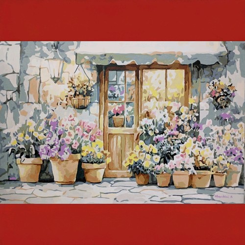 Quadro moderno dipinto mano - a,