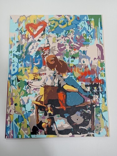 Quadro moderno dipinto mano - moderno,