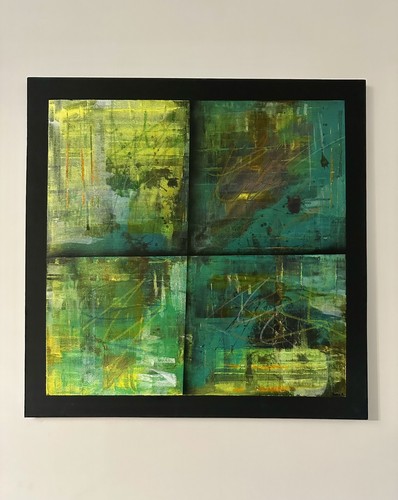 Quadro moderno dipinto - dipinto, mano
