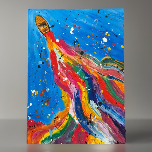 Quadro astratto moderno - astratto,