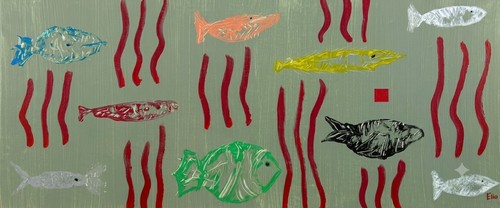 Quadro astratto moderno - astratto,