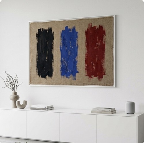 Quadro moderno dipinto mano - quadro,