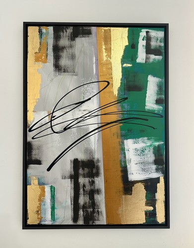 Quadro moderno dipinto mano - dipinto,