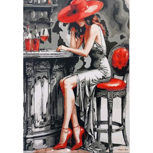 Quadro moderno dipinto - quadro, mano