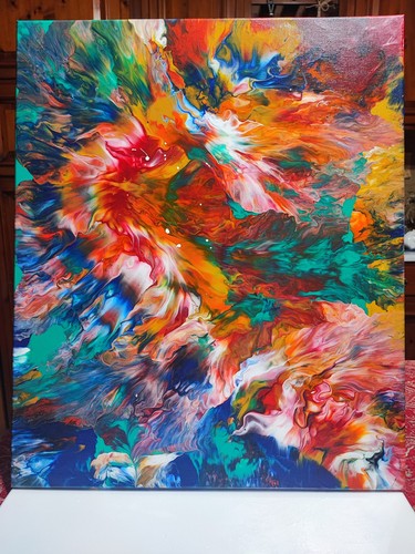 Quadro moderno dipinto - quadro, mano