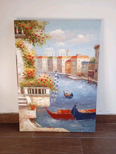 Quadro moderno dipinto mano - moderno, a